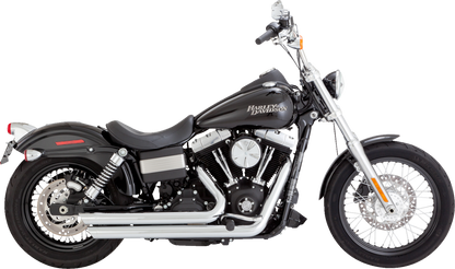 VANCE & HINES Big Shots Staggered Exhaust System - Chrome 17338