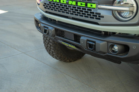 DV8 Offroad 2021 Ford Bronco Capable Bumper Slanted Front License Plate Mount LPBR-05