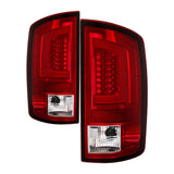 Spyder 03-06 Dodge Ram 2500/3500 V3 Light Bar LED Tail Light - Red Clear (ALT-YD-DRAM02V3-LBLED-RC) 5084132