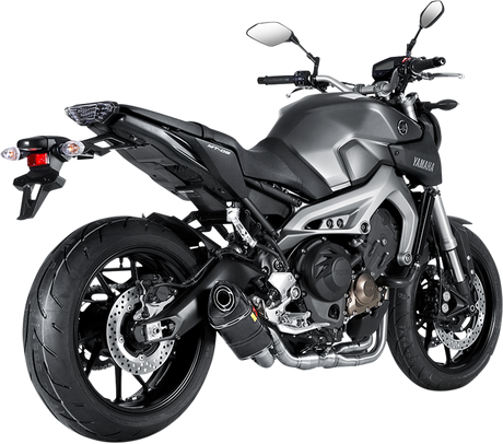 Escape de carrera AKRAPOVIC de acero inoxidable/fibra de carbono MT-09/FZ-09/XSR 900 2014-2020 S-Y9R2-AFC 1810-2216 