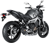 Escape de carrera AKRAPOVIC de acero inoxidable/fibra de carbono MT-09/FZ-09/XSR 900 2014-2020 S-Y9R2-AFC 1810-2216 