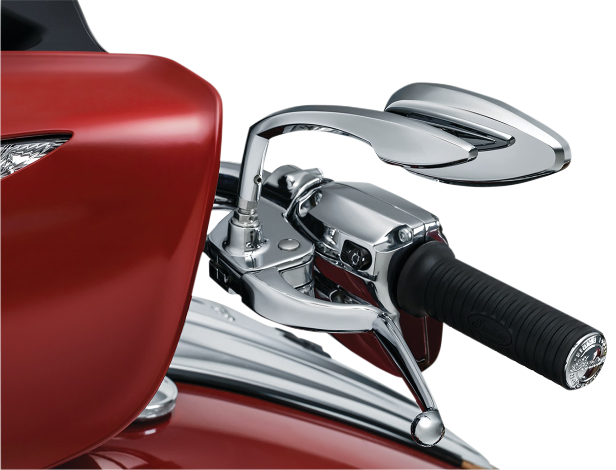 KURYAKYN Teardrop Mirrors - Chrome 1707