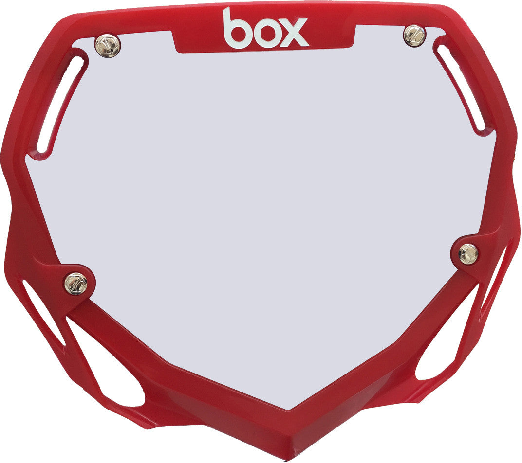 BOX Mini Plate Trans Red BX-NP2-TRASM-RD