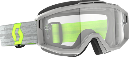 SCOTT Split OTG Goggles - Gray/Yellow - Clear Works 285537-1120113