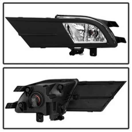 Spyder Volkswagen Jetta MK6 2015-2016 Sedan 4Dr only OEM Style Fog Lights w/Switch Clear FL-VJ2015-C 5082268