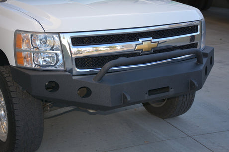 DV8 Offroad 07-13 Chevrolet Silverado 1500 Front Bumper - Black Powdercoat FBCS1-01