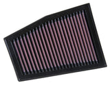 K&N Replacement Air Filter for 13-15 Audi RS5 V8 4.2L - Right 33-3032