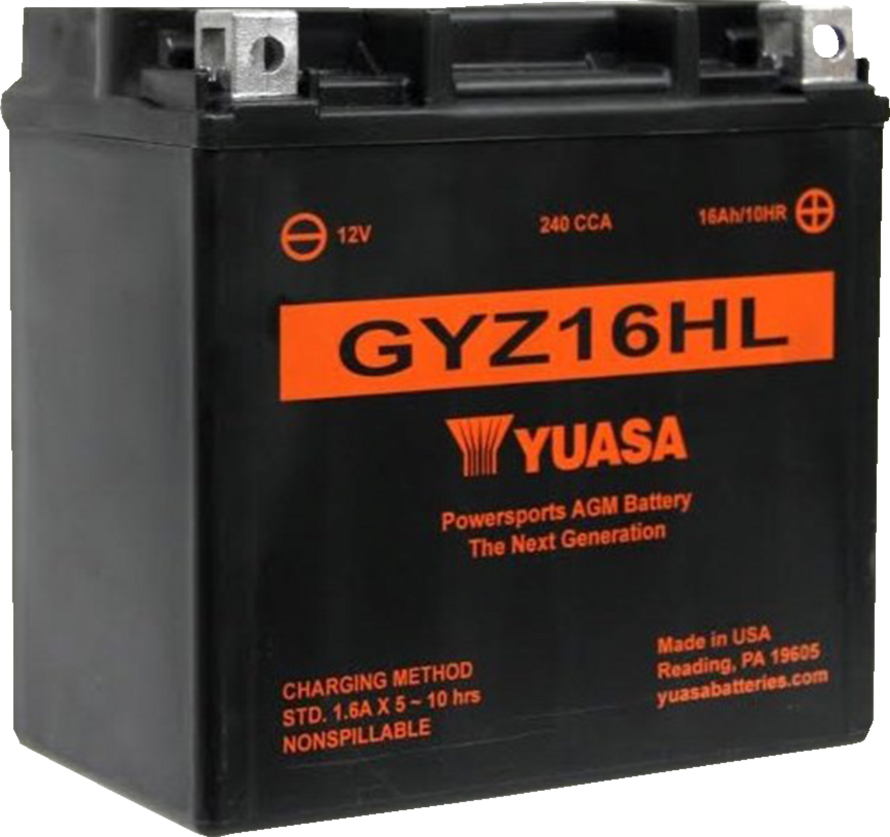 YUASA AGM Battery - GYZ16HL YUAM716GHL