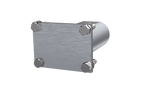QTP 3in Weld-On QTEC Low Profile Conncetion Oval Tube Kit 10338
