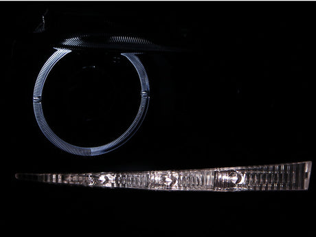 ANZO 2004-2007 Scion Xb Projector Headlights w/ Halo Black G2 121347