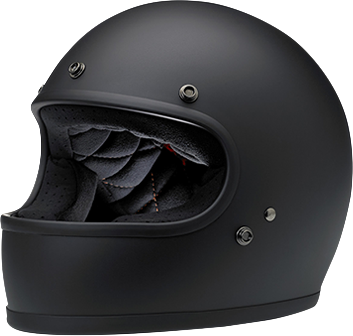 BILTWELL Gringo Helmet - Flat Black - Large 1002-201-104