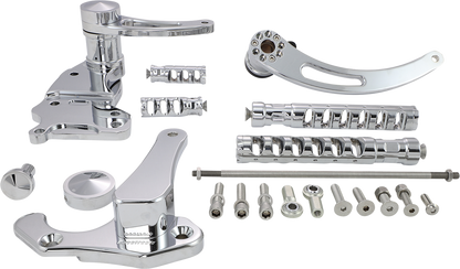 ACCUTRONIX Forward Control - Chrome - Slotted FC405-SSAKC