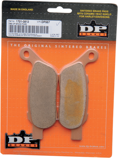 DP BRAKES Sintered Brake Pads - DP987 DP987