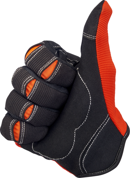 BILTWELL Moto Gloves - Orange/Black - XS 1501-0106-001