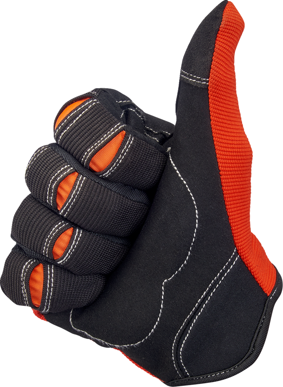 BILTWELL Moto Gloves - Orange/Black - 2XL 1501-0106-006