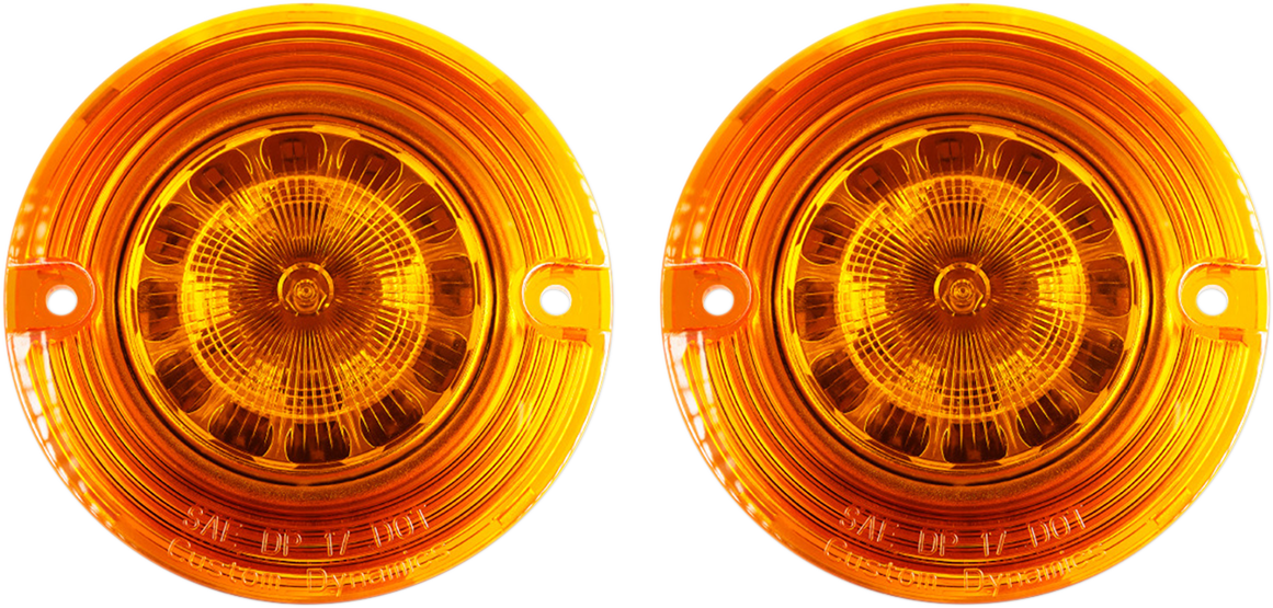 CUSTOM DYNAMICS Flat Signal Insert - 1157 - Amber PB-A-1157-T