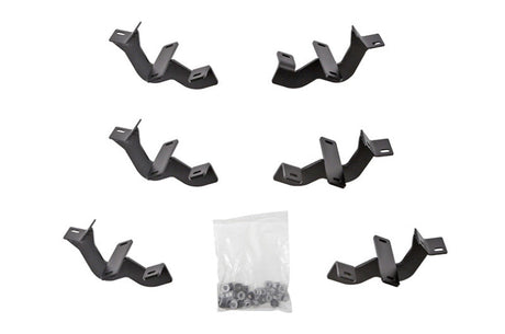 Deezee 15-23 Ford F-150/Super Duty Running Board Hex Side Step Bracket Kit DZ 66327