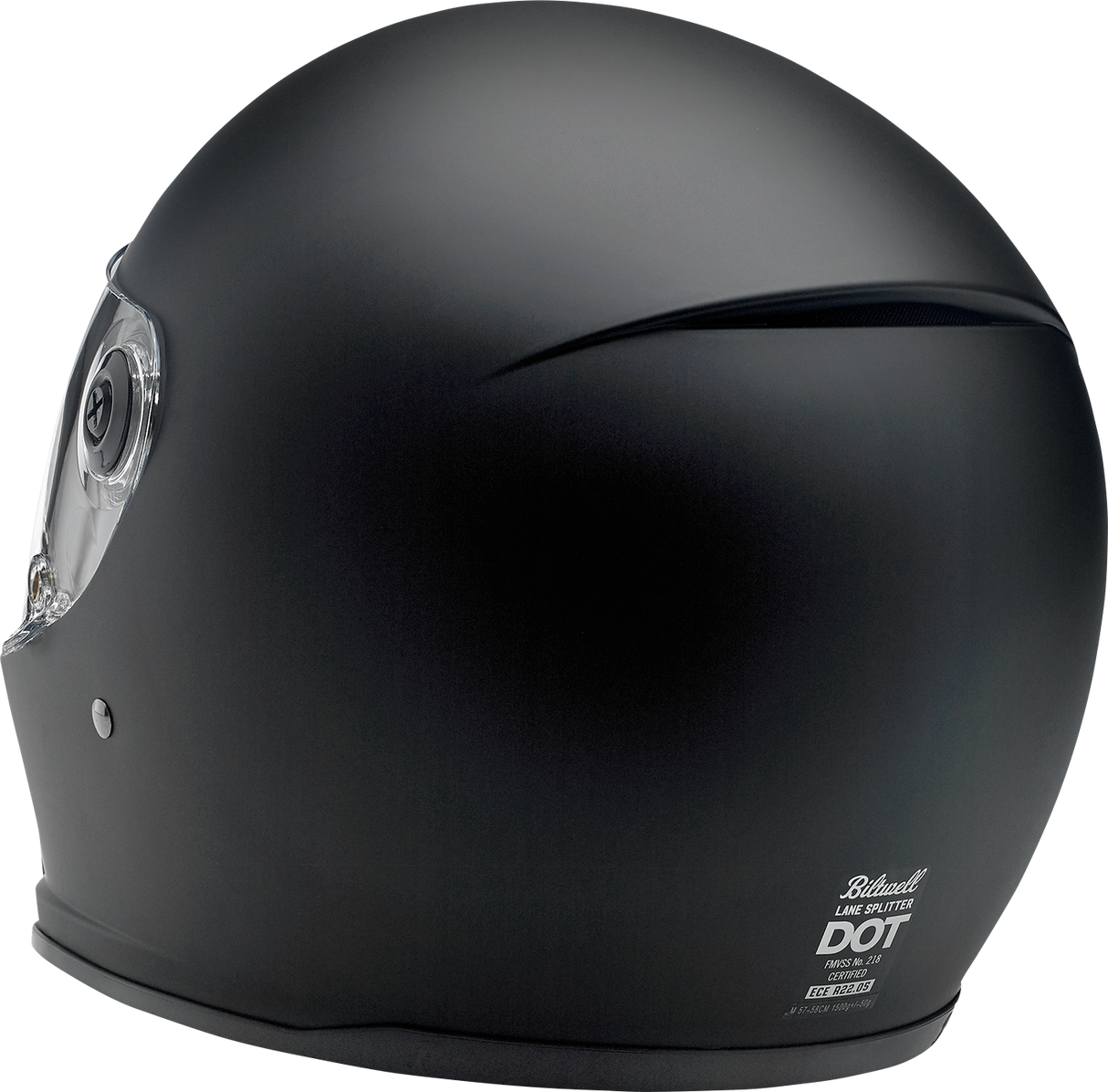 BILTWELL Lane Splitter Helmet - Flat Black - XL 1004-201-105