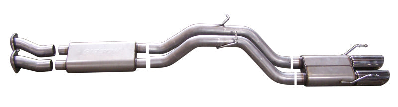 Gibson 06-10 Jeep Grand Cherokee SRT8 6.1L 3in Cat-Back Dual Exhaust - Stainless 617405
