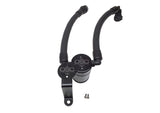 J&L 07-14 Ford Mustang GT500 Oil Separator 3.0 Passenger Side (Remote Mount) - Black Anodized 3040P-B