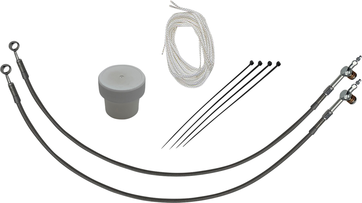 FAT BAGGERS INC. Installation Kit - Hydraulic Clutch - 12" - Braided 109712