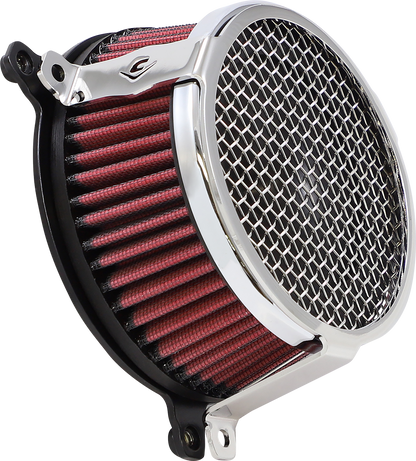 COBRA Air Filter - Plain - Chrome 606-0102-03-SB