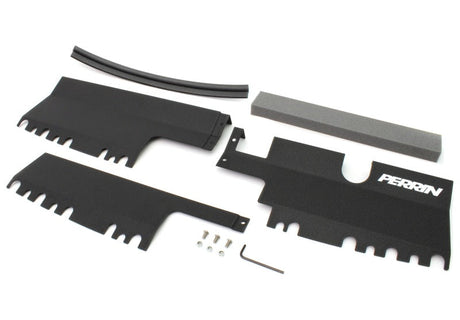 Perrin 15-21 WRX/STI Radiator Shroud (With/Without OEM Intake Scoop) - Black PSP-ENG-512BK