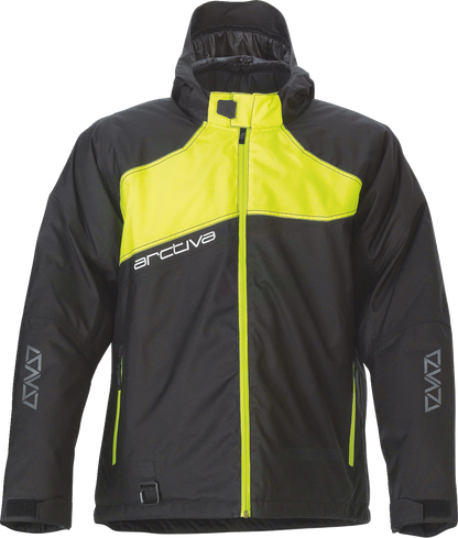 ARCTIVA Pivot 5 Hooded Jacket - Black/Hi-Vis - Medium 3120-2069