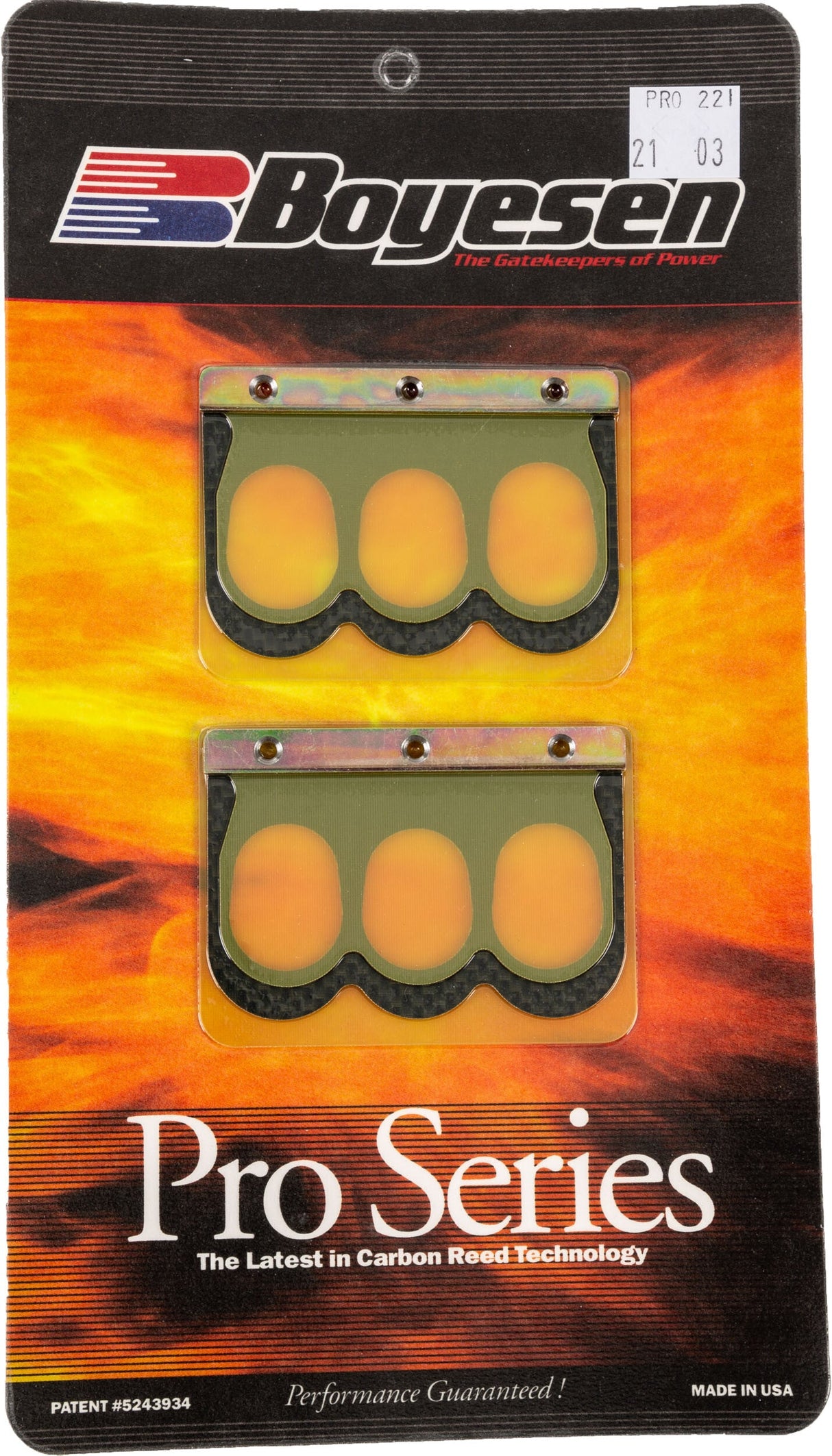 BOYESEN Snowmobile Replacement Petals Order 1 Per Cage PRO-221