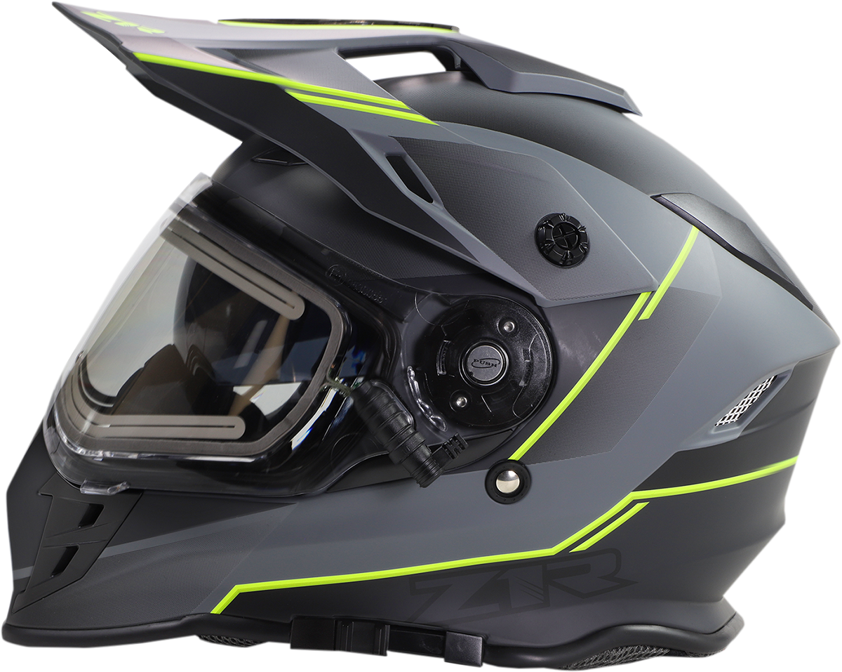 Z1R Range Helmet - Bladestorm - Gray/Black/Hi-Viz Yellow - Small 0101-14066