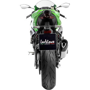 LEOVINCE  LV-14 R Slip-On Muffler - Stainless Steel - Kawasaki ZX-6R  15625U