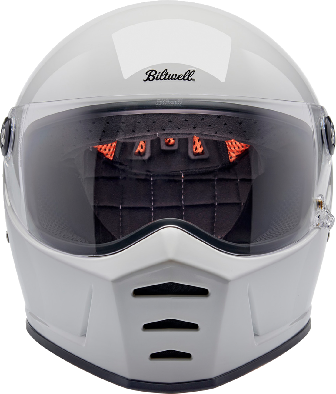 BILTWELL Lane Splitter Helmet - Gloss White - XS 1004-104-501