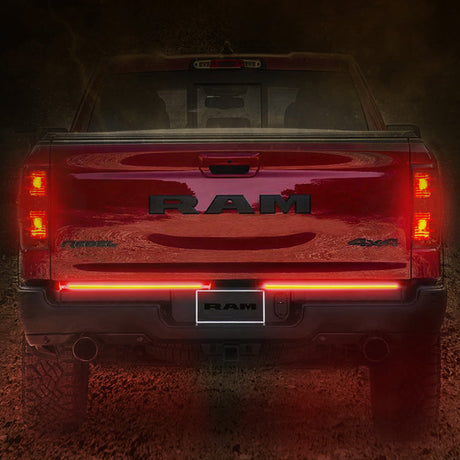 Putco 18-22 Jeep Wrangler JL/19-22 Ram 1500 18in Split Light Blade Direct Fit Kit Red/Amber/White 9200918-04