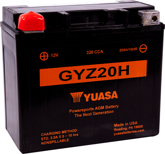 YUASA AGM Battery - GYZ20H YUAM72RGH