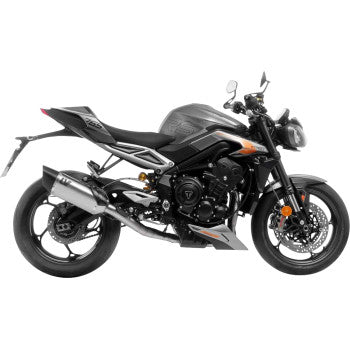 15608U LEOVINCE LV-14 R Exhaust System - 3-into-1 - Stainless Steel - Street Triple 765 R/RS  2024-2026 15608U 1810-3220