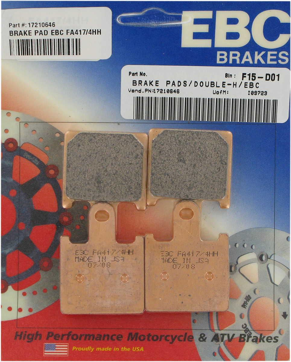 EBC HH Brake Pads - FA417/4HH FA417/4HH