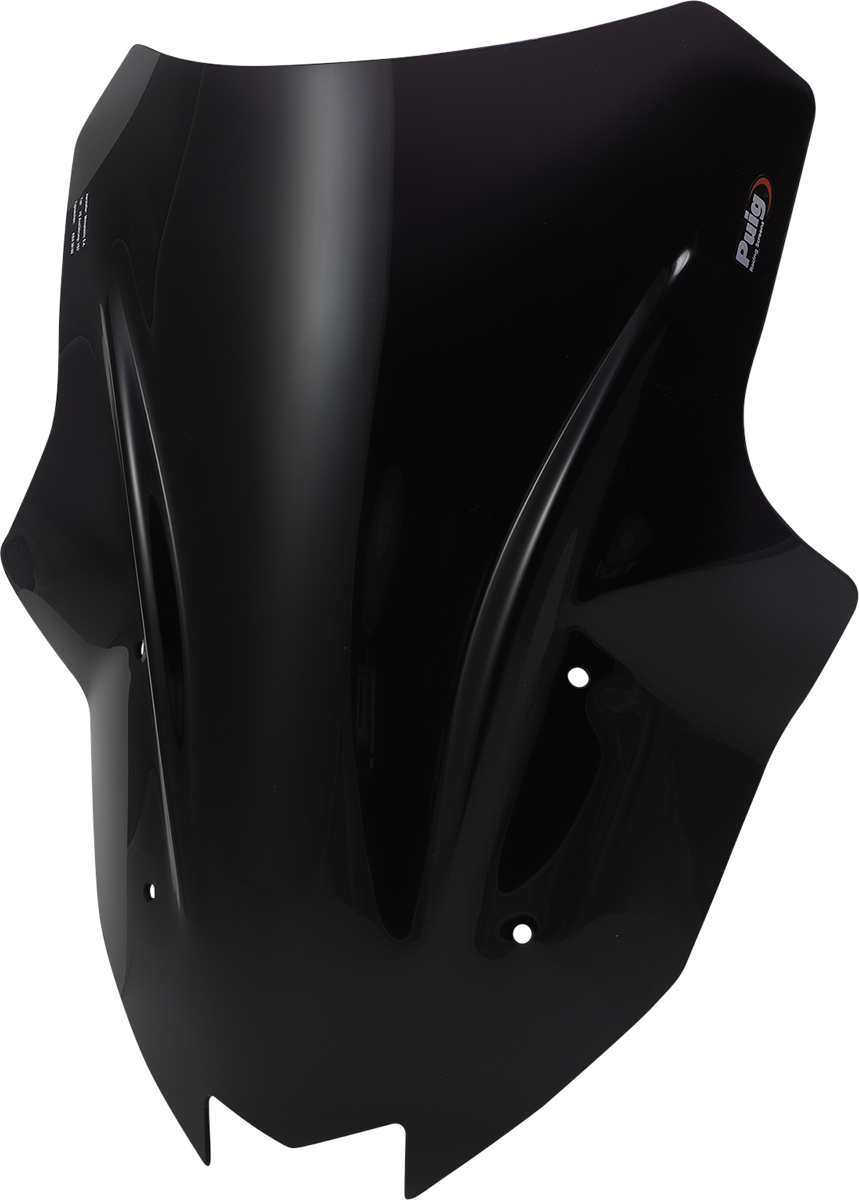 PUIG HI-TECH PARTS Race Windscreen - Dark Smoke - Kawasaki 20471F