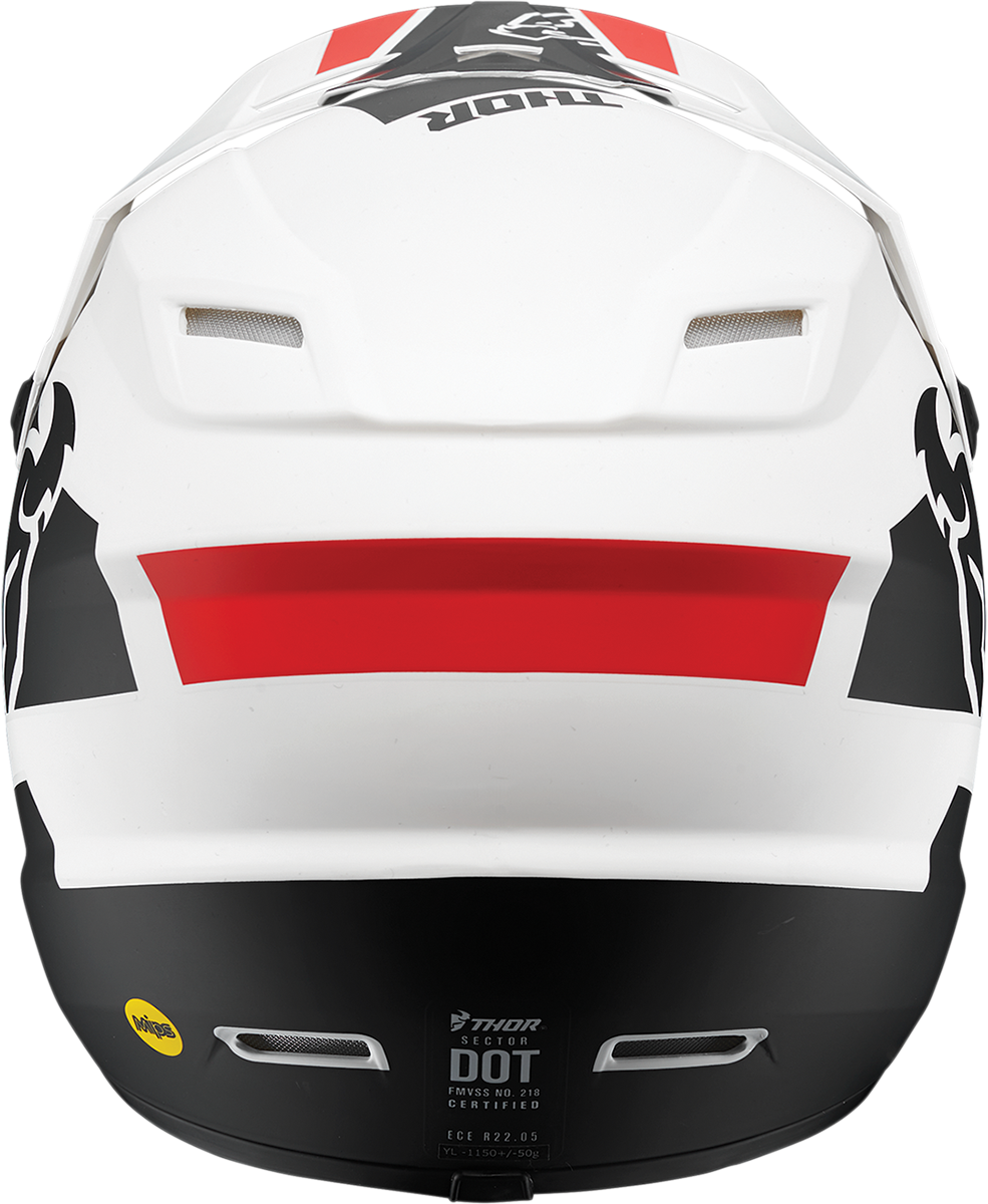 THOR Youth Sector Helmet - Split - MIPS - White/Black - Medium 0111-1360