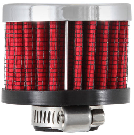 K&N 0.625 inch ID 2 inch OD 1.5 inch H Clamp On Crankcase Vent Filter 62-1340