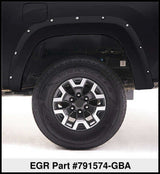 EGR 14+ Chev Silverado 6-8ft Bed Bolt-On Look Color Match Fender Flares - Set - Black 791574-GBA