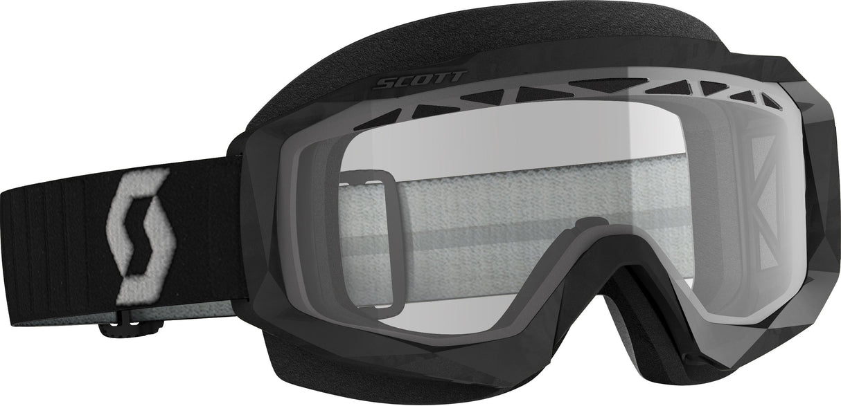 SCOTT Hustle X Snwcrs Goggle Black/Grey Clear 272847-1001043