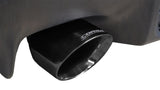 Corsa 08-14 Mitsubishi Lancer Evolution X Sedan 2.0L Black Sport Dual Rear Cat-Back Exhaust 14858BLK