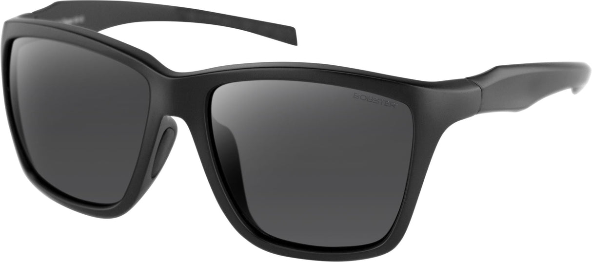 BOBSTER Anchor Sunglasses Matte Black Smoked Polarized Lens BANC001P