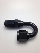 Fragola -6AN x 180 Degree Pro-Flow Hose End - Black 231806-BL