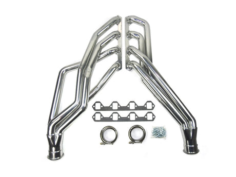JBA 65-73 Ford Mustang 351W SBF 1-3/4in Primary Silver Ctd Long Tube Header 6616SJS