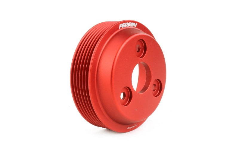 Perrin 15-21 Subaru WRX Lightweight Water Pump Pulley - Red PSP-ENG-111RD