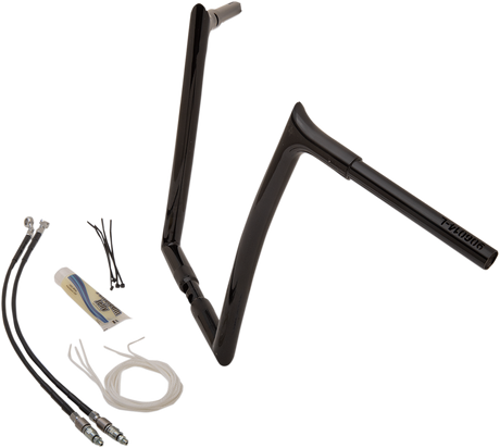 FAT BAGGERS INC. Handlebar Kit - Pointed Top - 14" - Black 909314-B