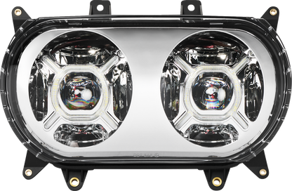 CUSTOM DYNAMICS ProGLOW™ Headlight - Chrome - Road Glide PG-RG-C