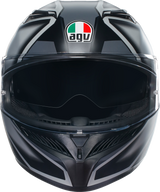 Casco AGV K3 - Compuesto - Negro mate/Gris - Grande 2118381004008L 
