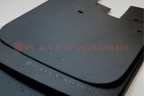 Rally Armor 1993-2001 Subaru Impreza Basic Black Mud Flap w/ Black Logo MF2-BAS-BLK